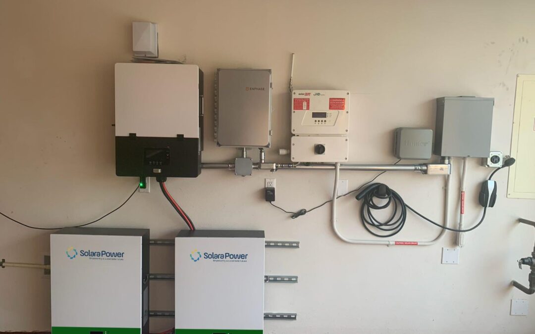 12kw hybrid inverter + 20kwh battery storage system for residential application