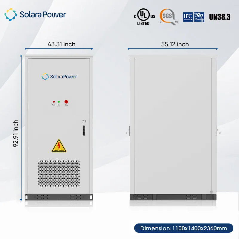 261kWh Commercial Liquid Cooling Outdoor Cabinet - Image 2